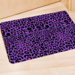 Purple Leopard Door Mat