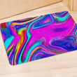 Abstract Purple Door Mat