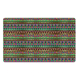 Neon Multicolor Ethic Aztec Aztec Grunge Geometric Print Door Mat