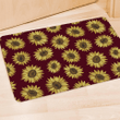 Sunflower Brown Door Mat