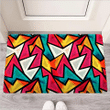 Abstract Geometric Colorful Door Mat