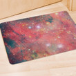 Red Cloud Galaxy Space Door Mat