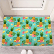 Slice Tropical Pineapple Print Door Mat