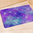 Blue And Pink Galaxy Space Door Mat