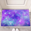 Blue And Pink Galaxy Space Door Mat