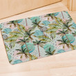 Abstract Palm Tree Hawaiian Print Door Mat