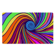 Abstract Psychedelic Colorful Wave Door Mat