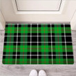 Christmas Tartan Green Plaid Scottish Door Mat