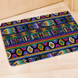 Multicolor Native Aztec Doodle Element Door Mat