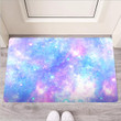 Pink and Blue Galaxy Space Door Mat