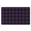 Purple Buffalo Plaid Door Mat