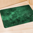 Green Nebula Galaxy Door Mat