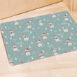 Christmas Cat Print Door Mat