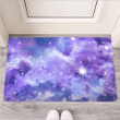 Purple Universe Galaxy Door Mat