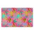 Colorful Palm Tree Hawaiian Print Door Mat