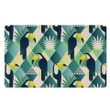 Patchwork Tropical Toucan Print Door Mat