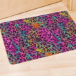 Colorful Leopard Door Mat