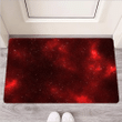 Red Nebula Galaxy Space Door Mat