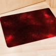 Red Nebula Galaxy Space Door Mat