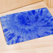 Blue Tie Dye Print Door Mat