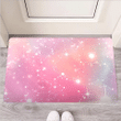 Pink Galaxy Stardust Door Mat