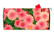 Pink Flowers Mailbox Cover
