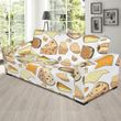 Cheese In Various Shapes Design Sofa Cover