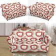 Cute Style Red Apple Pattern Sofa Cover