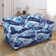 Lovely Whale Starfish Pattern Sofa Cover Adorable Design