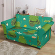 Beautiful Wildlife Cute Frog Dragonfly Design Sofa Cover