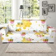 Cute Bee Signs Of Spring Design Sofa Cover