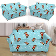 Lovely Otter Heart Pattern Cute Style Sofa Cover
