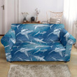 Beautiful Shark Hand Drawn Pattern Sofa Cover