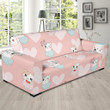 Sweet Hamster In Cup Heart Design Sofa Cover