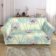 Happy French Bulldog Hawaii Blackground Sofa Cover Lovely Design
