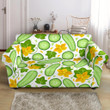 Cute Cucumber Pattern Beautiful Design Sofa Cover