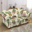 Lovely Design Cute Cactus Pattern Sofa Cover