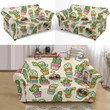 Lovely Design Cute Cactus Pattern Sofa Cover