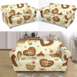 Lovely Cake Pattern Beautiful Design Sofa Cover