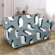 Pretty Penguin Pattern Cute Style Sofa Cover