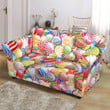 Colorful Sweet Candy Lollipop Pattern Sofa Cover