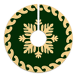 Tree Skirt Green And Beige Hawaiian Quilt Pattern Tradition Palm
