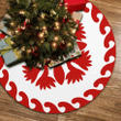 Lovely Tree Skirt Red And White Hawaiian Quilt Pattern Flower