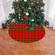 Attractive Texture Of Macquarrie Modern Tartan Tree Skirt Christmas