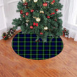 Green Blue And Black Lammie Tartan Tree Skirt Christmas