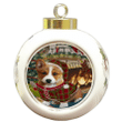 Cute Corgi Dog Round Ball Ornament