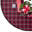 Black White And Pink Little Tartan Tree Skirt Christmas