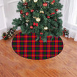 Red And Green Belshes Tartan Tree Skirt Christmas