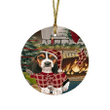My Endless Love For Brown Basset Hound Dog Gift Ornament