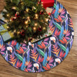 Stay Close To Nature Tropical Flower Tree Skirt